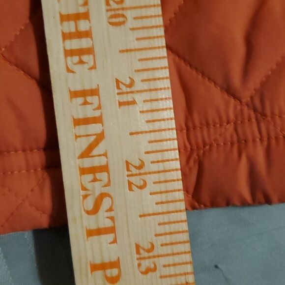 CHARTER CLUB WOMAN ORANGE VEST M - Picture 6 of 7